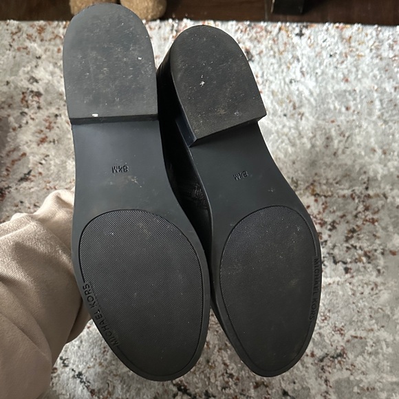 Michael Kors- Black Leather Ankle Boots - Picture 4 of 4